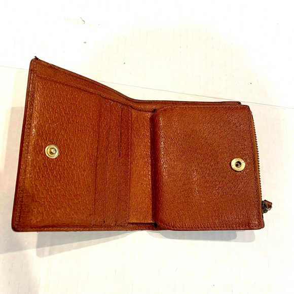 GUCCI Wallet Studded Canvas GG monogram leather trim MADE IN ITALY - Picture 7 of 15
